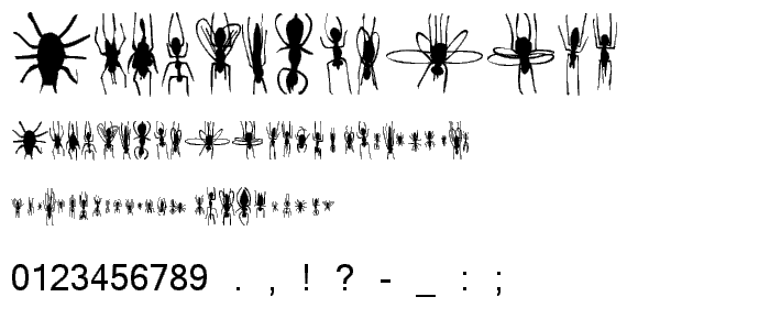 Win Bugs font